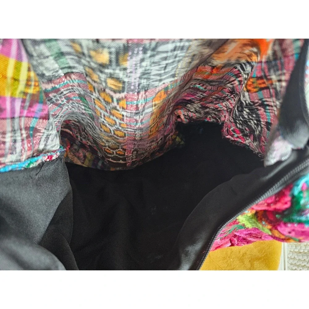 Bohemian‎ Floral Embroidered Hobo Bag Multi Color Hippie Crossbody Shoulder Bag